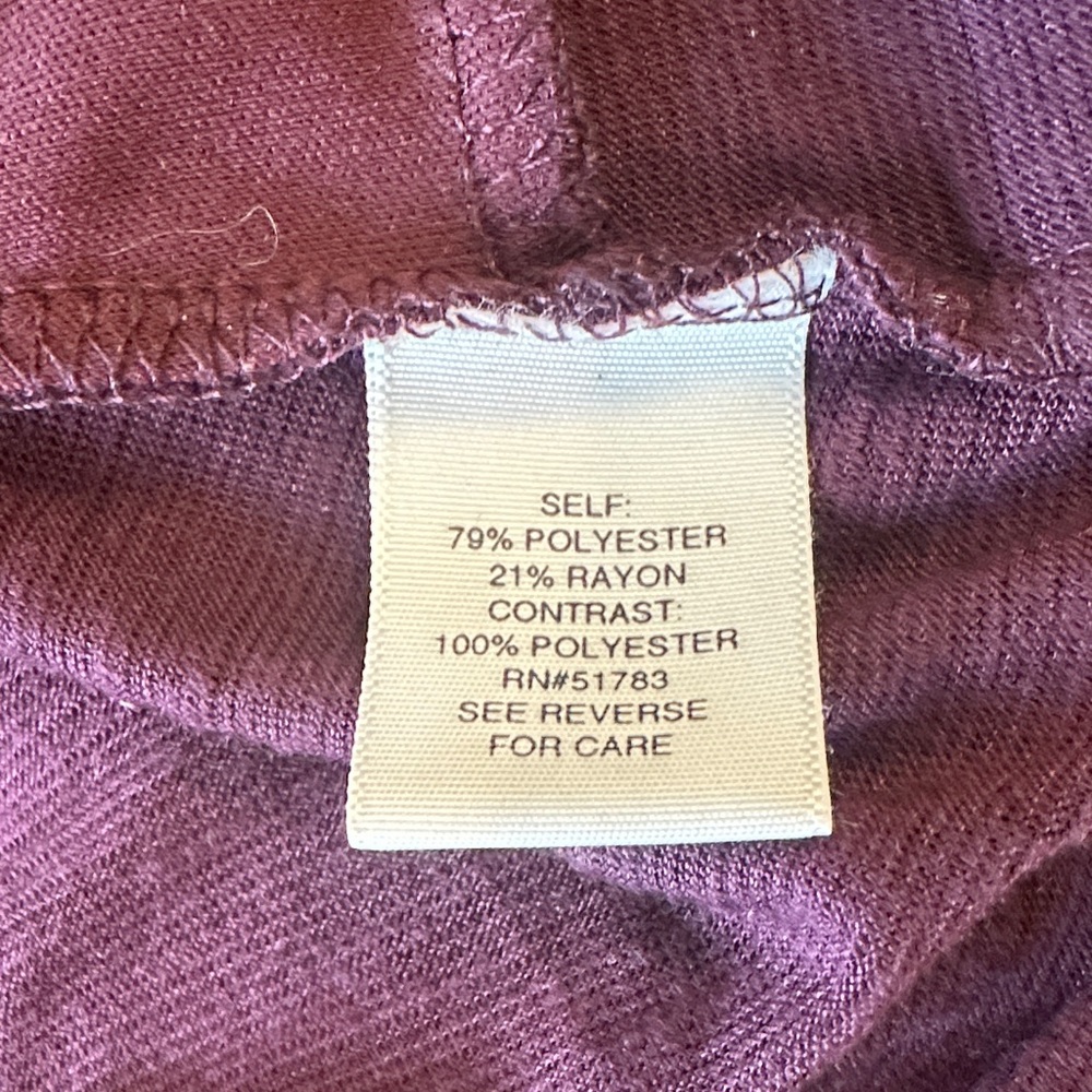 Purple Ruffled Blouse - Picture 5 of 5